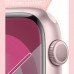 Apple Watch Series 9 GPS + Cellular 41mm Pink Aluminum Case with Light Pink Sport Loop