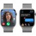 Apple Watch Series 9 GPS + Cellular 41mm Silver Stainless Steel Case with Silver Milanese Loop